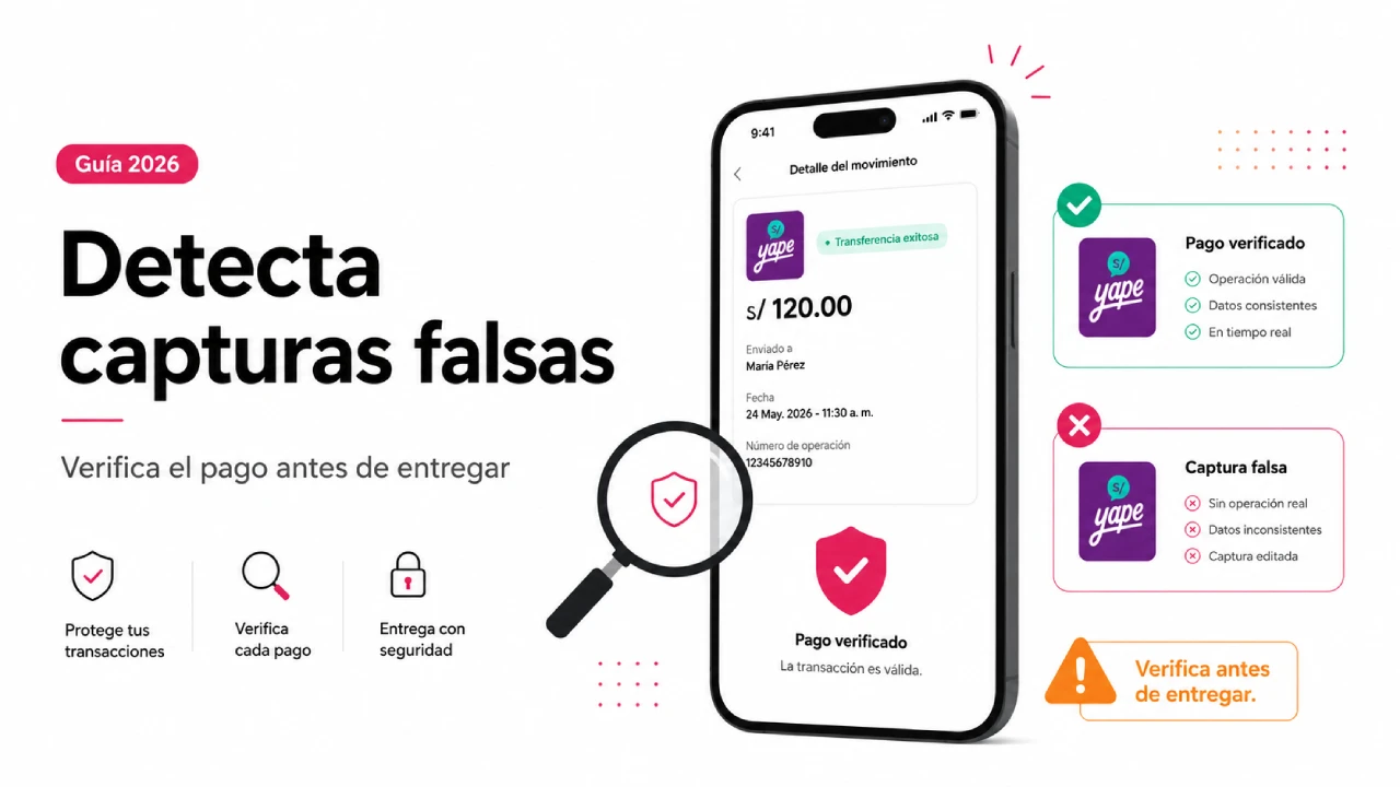 La guía definitiva para detectar capturas de Yape y Plin falsas en 2026