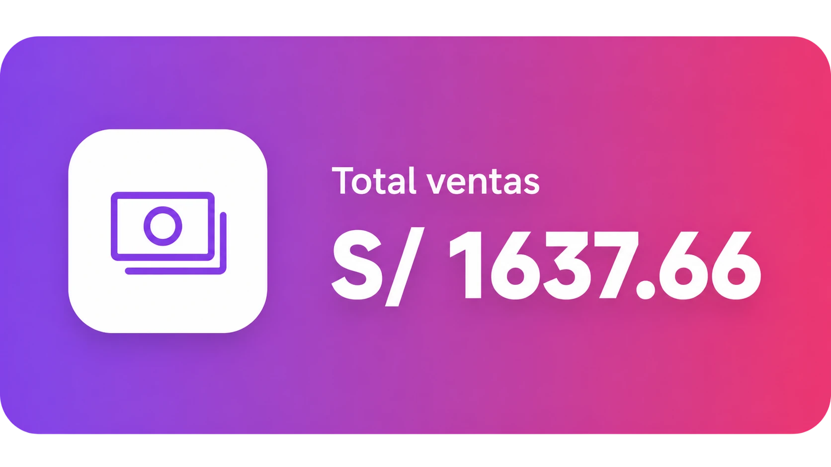 Resumen de ventas de hoy